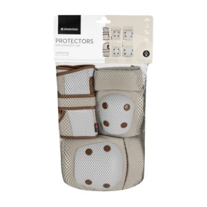 Kikka Boo Σετ Επιγονατίδες - Επιαγκωνίδες Μπεζ