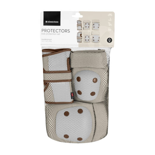 Kikka Boo Σετ Επιγονατίδες - Επιαγκωνίδες Μπεζ Kikka Boo Σετ Επιγονατίδες - Επιαγκωνίδες Μπεζ