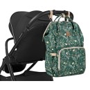 Kikka Boo Τσάντα Μαμάς Siena Luxe Secret Garden Deep Green