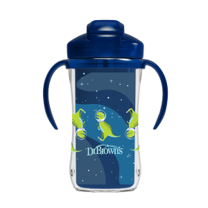 Κύπελλο Θερμός Με Καλαμάκι 300ml Μπλε Dr Brown