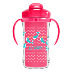 Κύπελλο Θερμός Με Καλαμάκι 300ml Ροζ Dr Brown