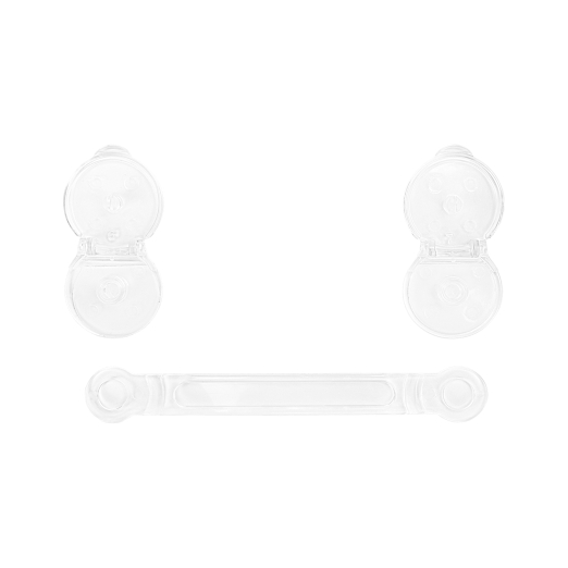 Κλειδαριά Πολλαπλών Χρήσεων 2τμχ Διαφανής Kikka Boo