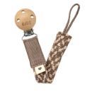 Κλιπ Πιπίλας Bibs Paci Braid Oak/Vanilla Κλιπ Πιπίλας Bibs Paci Braid Oak/Vanilla