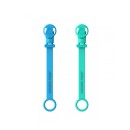 Κλιπ Πιπίλας Μασητικό Μπλε και Πράσινο Matchstick Monkey