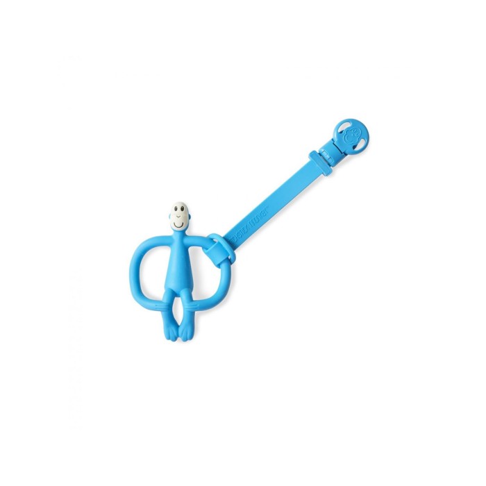 Κλιπ Πιπίλας Μασητικό Μπλε και Πράσινο Matchstick Monkey