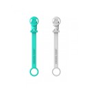 Κλιπ Πιπίλας Μασητικό Πράσινο και Γκρι Matchstick Monkey