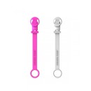 Κλιπ Πιπίλας Μασητικό Ροζ - Γκρι Matchstick Monkey