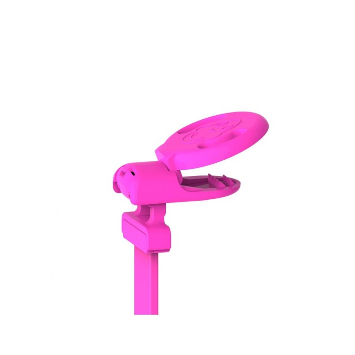 Κλιπ Πιπίλας Μασητικό Ροζ - Γκρι Matchstick Monkey