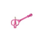 Κλιπ Πιπίλας Μασητικό Ροζ - Γκρι Matchstick Monkey