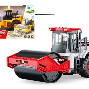  Κόκκινο - Λευκό Oδοστρωτήρας Με Φωτά Και Ήχους Martin Toys