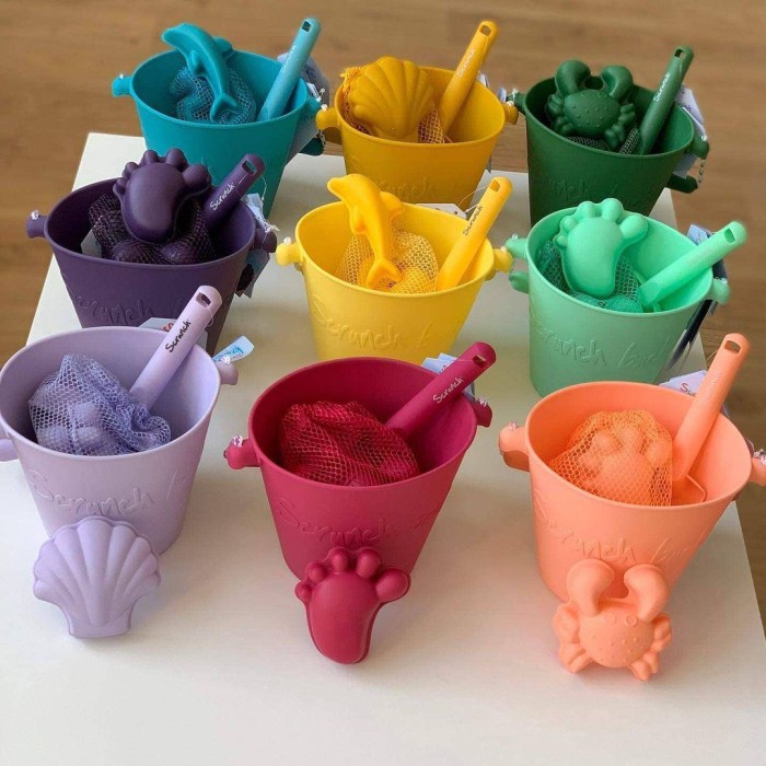 Κουβαδάκι Από Ανακυκλώσιμη Σιλικόνη Κόκκινο Κεράσι Scrunch Κουβαδάκι Από Ανακυκλώσιμη Σιλικόνη Κόκκινο Κεράσι Scrunch