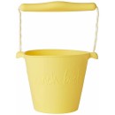 Κουβαδάκι Από Ανακυκλώσιμη Σιλικόνη Παστέλ Κίτρινο Scrunch Κουβαδάκι Από Ανακυκλώσιμη Σιλικόνη Παστέλ Κίτρινο Scrunch