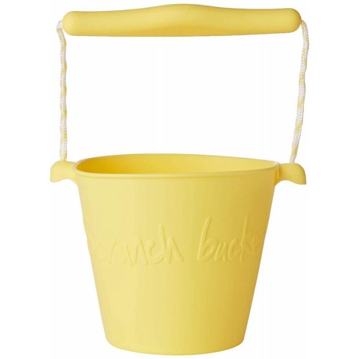 Κουβαδάκι Από Ανακυκλώσιμη Σιλικόνη Παστέλ Κίτρινο Scrunch Κουβαδάκι Από Ανακυκλώσιμη Σιλικόνη Παστέλ Κίτρινο Scrunch