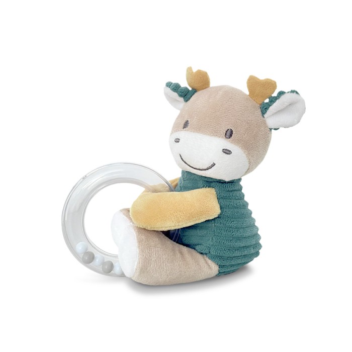 Κουδουνίστρα Δαχτυλίδι Mε Λούτρινο Ζωάκι Deer Lorelli