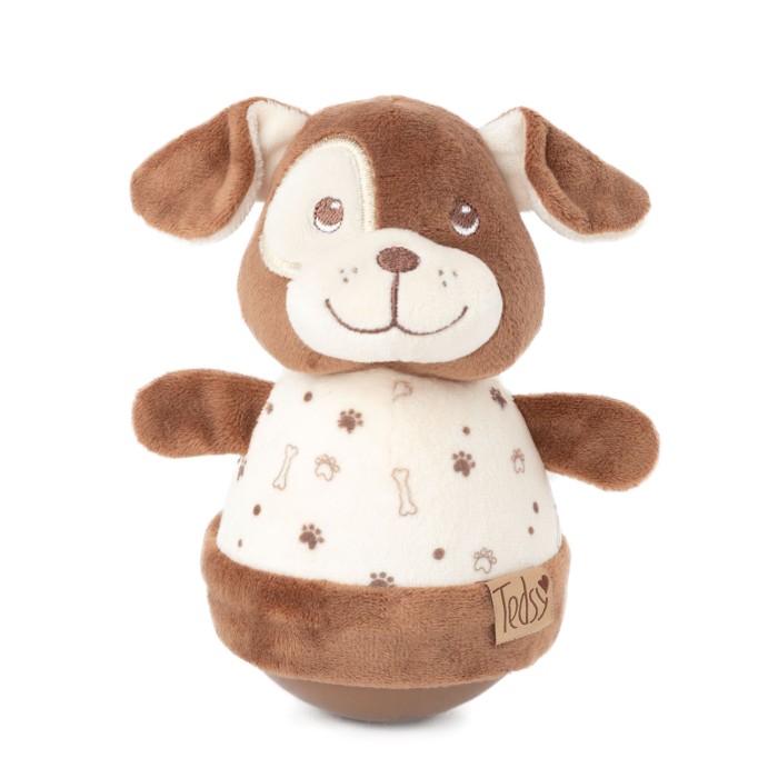 Κουδουνίστρα Σκυλάκι Rolly Polly Amek Toys Κουδουνίστρα Σκυλάκι Rolly Polly Amek Toys