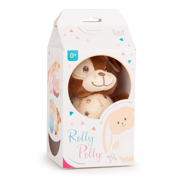 Κουδουνίστρα Σκυλάκι Rolly Polly Amek Toys Κουδουνίστρα Σκυλάκι Rolly Polly Amek Toys