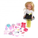 Κούκλα Με Αξεσουάρ Ομορφιάς 36cm Moni