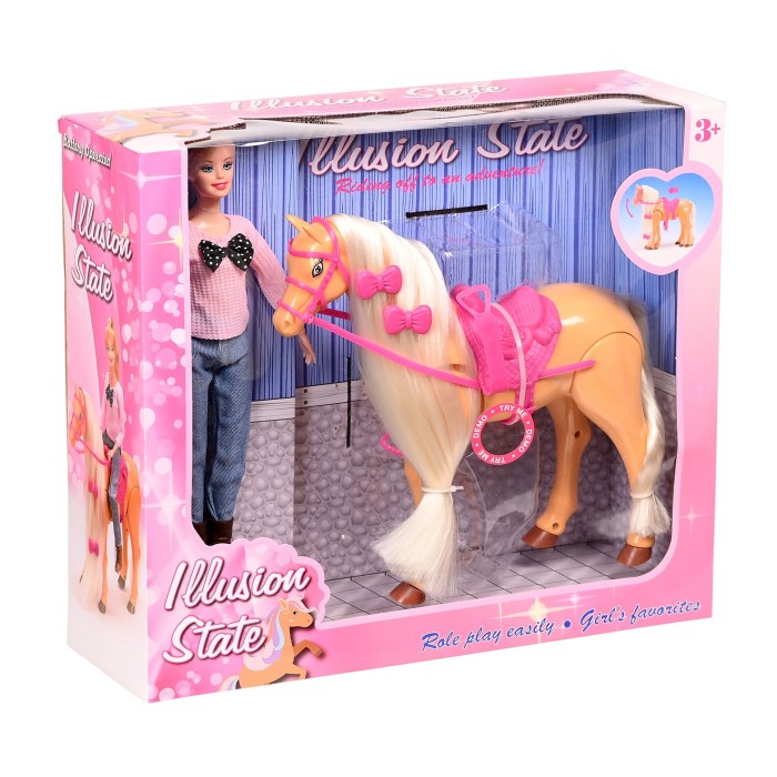 Κούκλα Με Άλογο Που Περπατάει & Ήχους Martin Toys