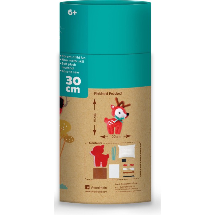 Κούκλα Ραπτικής Ελαφάκι Μπρελόκ Avenir Κούκλα Ραπτικής Ελαφάκι Μπρελόκ Avenir