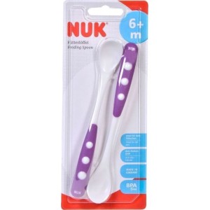 Κουταλάκι Πρώτης Βρεφικής Ηλικίας 6m+ Μώβ 2 τεμ. Nuk Κουταλάκι Πρώτης Βρεφικής Ηλικίας 6m+ Μώβ 2 τεμ. Nuk