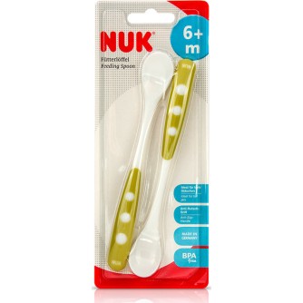 Κουταλάκι Πρώτης Βρεφικής Ηλικίας 6m+ Πράσινο 2 τεμ. Nuk Κουταλάκι Πρώτης Βρεφικής Ηλικίας 6m+ Πράσινο 2 τεμ. Nuk