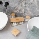 Κουτί Αποθήκευσης & Οργάνωσης Bamboo Essentials Για Μπατονέτες 9x7.5x7 Με Καπάκι Estia