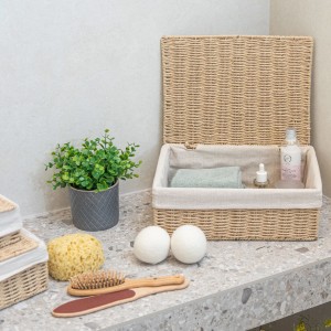 Κουτί Αποθήκευσης & Οργάνωσης Botanica 36x27x13cm Με Εσωτερική Επένδυση & Καπάκι Estia Κουτί Αποθήκευσης & Οργάνωσης Botanica 36x27x13cm Με Εσωτερική Επένδυση & Καπάκι Estia