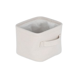 Κουτί Αποθήκευσης & Οργάνωσης Ivory 13.5x12.5x10.5cm Mε Χερούλια Estia