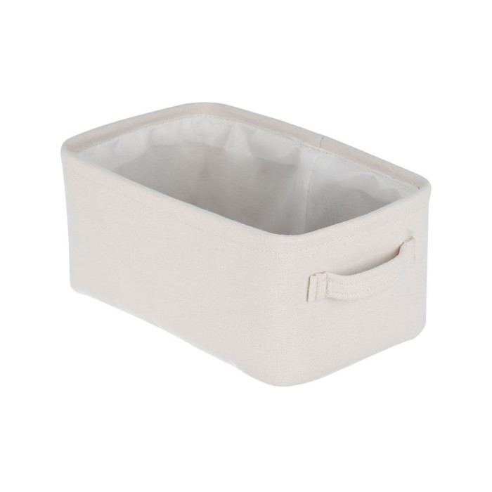 Κουτί Αποθήκευσης & Οργάνωσης Ivory 26x16.5x11.5cm Mε Χερούλια Estia