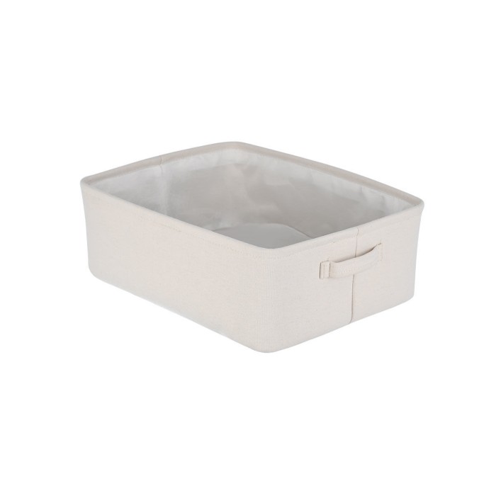 Κουτί Αποθήκευσης & Οργάνωσης Ivory 36x28x12.5cm Mε Χερούλια Estia Κουτί Αποθήκευσης & Οργάνωσης Ivory 36x28x12.5cm Mε Χερούλια Estia