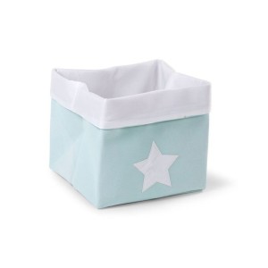 Κουτί Αποθήκευσης Κανβάς Μέντα - Λευκό Childhome Κουτί Αποθήκευσης Κανβάς Μέντα - Λευκό Childhome