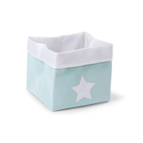 Κουτί Αποθήκευσης Κανβάς Μέντα - Λευκό Childhome Κουτί Αποθήκευσης Κανβάς Μέντα - Λευκό Childhome