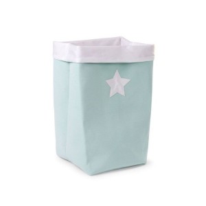 Κουτί Αποθήκευσης Λευκό Μέντα Childhome Κουτί Αποθήκευσης Λευκό Μέντα Childhome