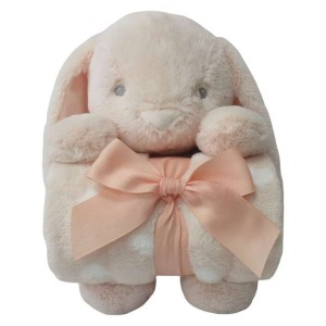 Κουβέρτα Αγκαλιάς Με Λούτρινο Παιχνίδι Orange Bunny FreeOn Κουβέρτα Αγκαλιάς Με Λούτρινο Παιχνίδι Orange Bunny FreeOn