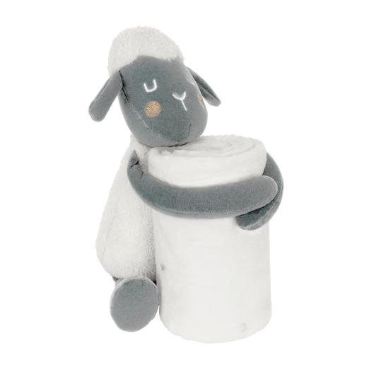 Κουβέρτα Αγκαλιάς Με Λούτρινο Παιχνίδι Sleepy Sheep Kikka Boo
