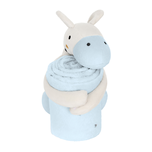 Κουβέρτα Αγκαλιάς Με Λούτρινο Παιχνίδι Stripy Friends Kikka Boo