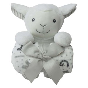 Κουβέρτα Αγκαλιάς Με Λούτρινο Παιχνίδι White Sheep FreeOn Κουβέρτα Αγκαλιάς Με Λούτρινο Παιχνίδι White Sheep FreeOn