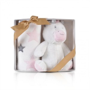 Κουβέρτα Αγκαλιάς Μονόκερος Με Αστέρια 90x75cm Cangaroo Κουβέρτα Αγκαλιάς Μονόκερος Με Αστέρια 90x75cm Cangaroo