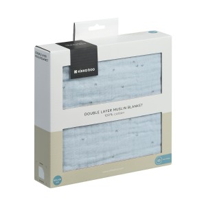 Κουβέρτα Αγκαλιάς Mουσελίνα 100x100cm Stripy Friends Kikka boo