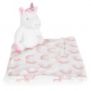 Κουβέρτα Αγκαλιάς Unicorn Rainbow 90x75cm Cangaroo