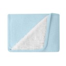 Πλεκτή Βαμβακερή Κουβέρτα Sherpa Dream Big Blue Kikka Boo