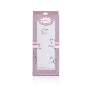 Κουβερτούλα Μουσελίνα 100x120cm Γκρι Αστεράκια Cangaroo Κουβερτούλα Μουσελίνα 100x120cm Γκρι Αστεράκια Cangaroo