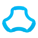 Κρίκος Oδοντοφυίας Flexees  Dr. Brown's Μπλε