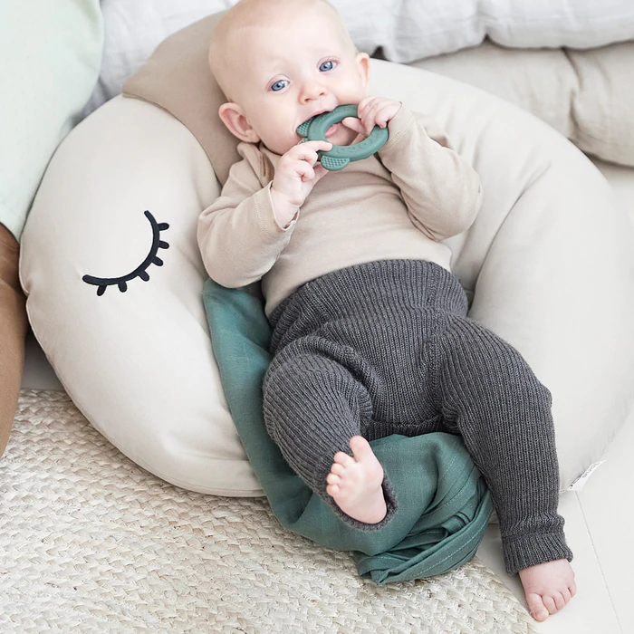 Κρίκοι Οδοντοφυΐας 2τμχ Deer Friends Sand - Coral Done by Deer