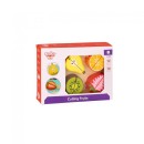 Ξύλινα Φρούτα Σφηνώματα με Δίσκο Κοπής TL142 Tooky Toy Ξύλινα Φρούτα Σφηνώματα με Δίσκο Κοπής TL142 Tooky Toy