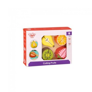 Ξύλινα Φρούτα Σφηνώματα με Δίσκο Κοπής TL142 Tooky Toy Ξύλινα Φρούτα Σφηνώματα με Δίσκο Κοπής TL142 Tooky Toy