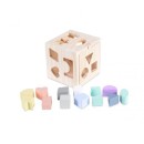 Ξύλινος εκπαιδευτικός κύβος 15 εκ Moni 2540