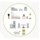 Ξύλινο Κουκλόσπιτο Cinderella 4127 Moni