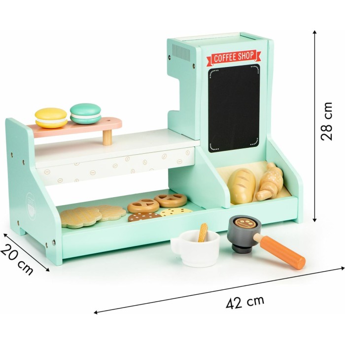 Ξύλινη Καφετέρια - Ζαχαροπλαστείο 15τμχ Moni 4442