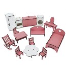 Ξύλινο Κουκλόσπιτο Lilly EV10 Moni